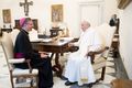 Im Dialog: Bischof Gerber bei Papst Franziskus